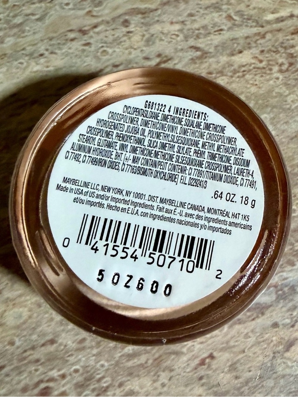 Maybelline Discontinued Classic Ivory Light 2 Dream Matte Mousse Foundation - Picture 2 of 3